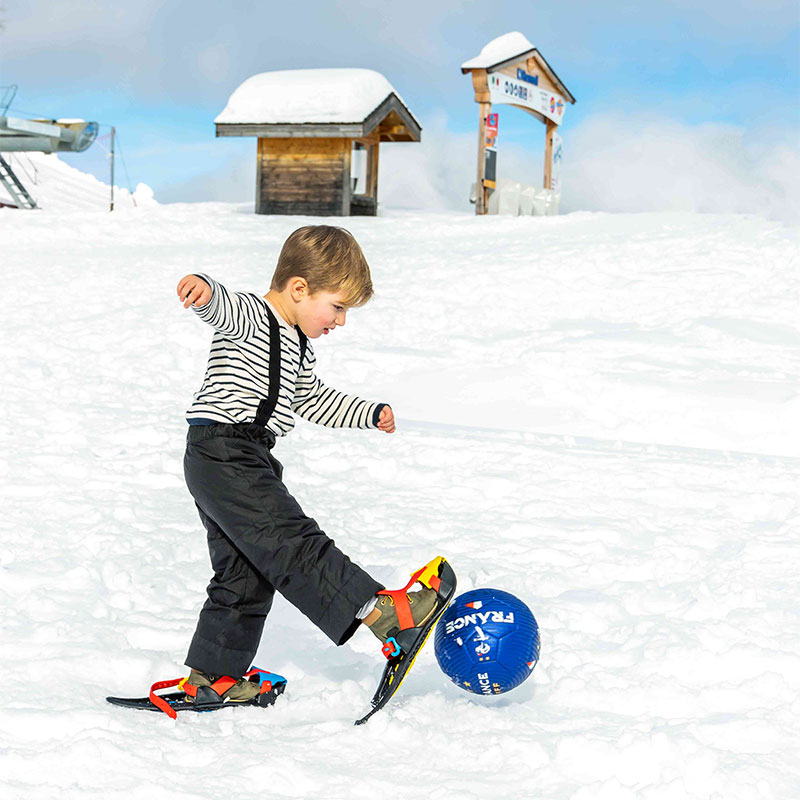 SPRINT - EVVO Evvo SNOWSHOE CLOUTEES N°2 - Raquettes de neige noir/rouge -  Private Sport Shop